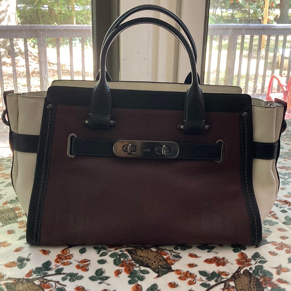 Coach Bag Tri Colored
